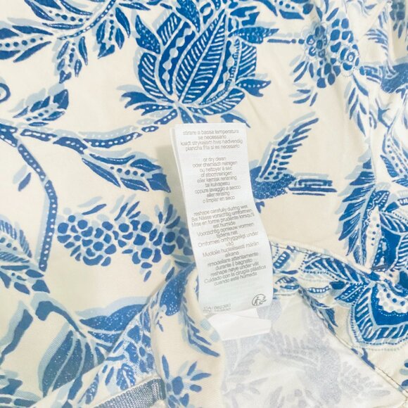 Liverpool Los Angeles Blue Floral Print Pants – Size L - Picture 14 of 17